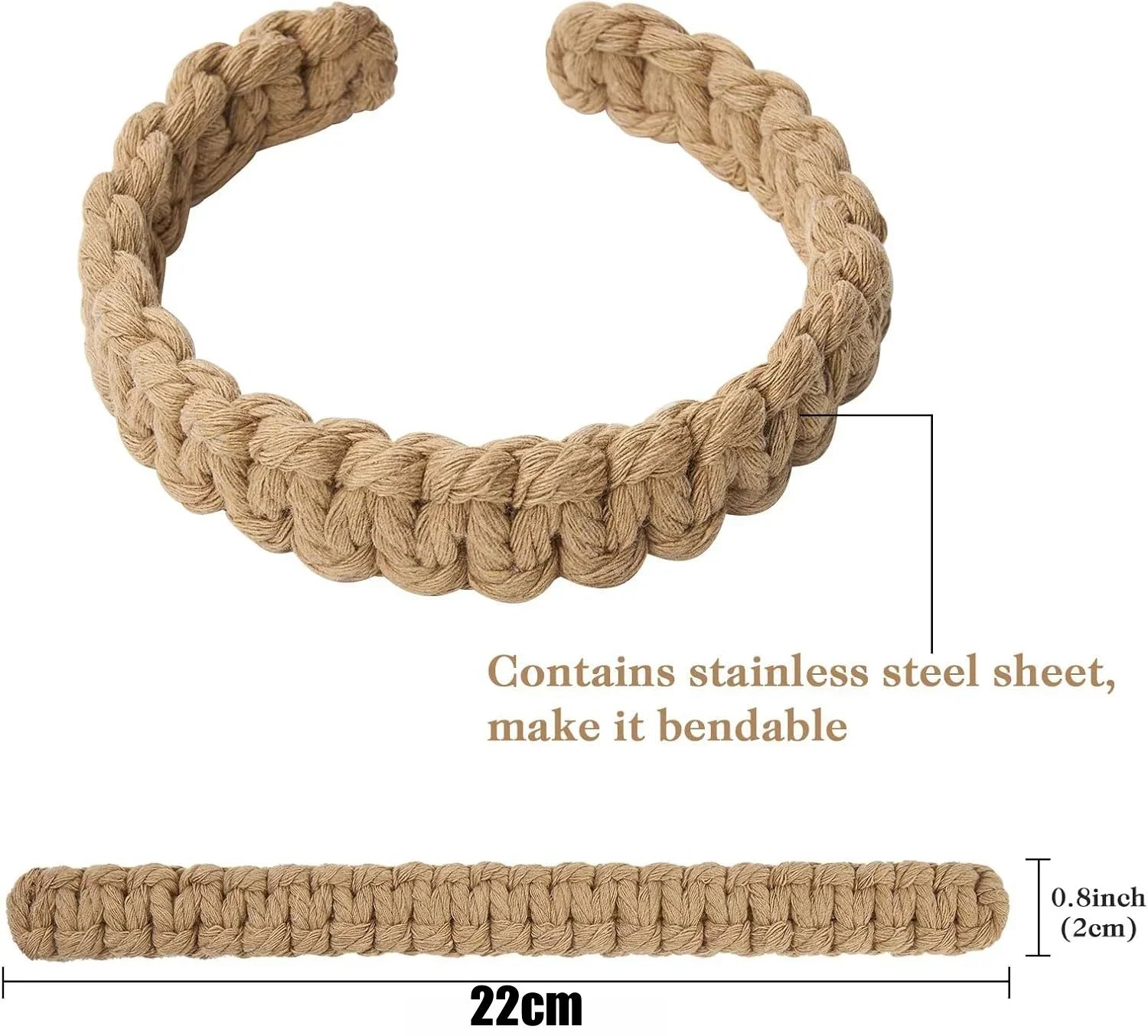 Jute Woven Curtain Tiebacks Natural Rope Window Decor Boho Chic