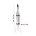Rustproof Plant Trellis Climbing Vine Support Cage Vertical Tomato