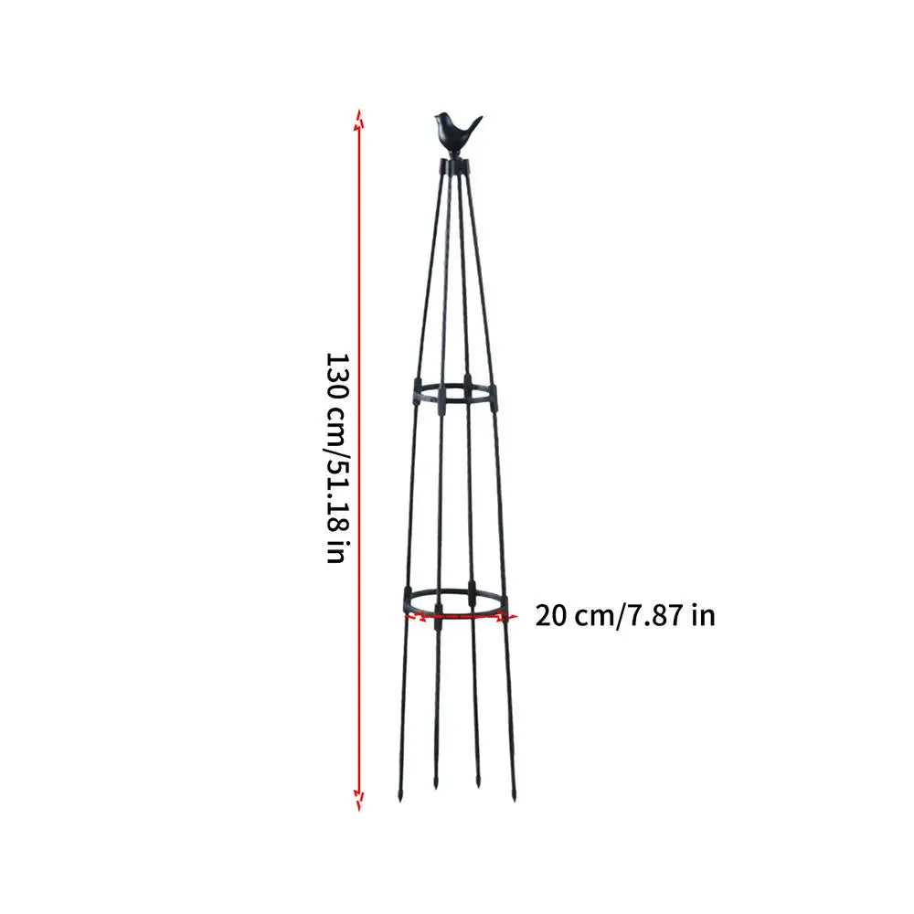 Rustproof Plant Trellis Climbing Vine Support Cage Vertical Tomato
