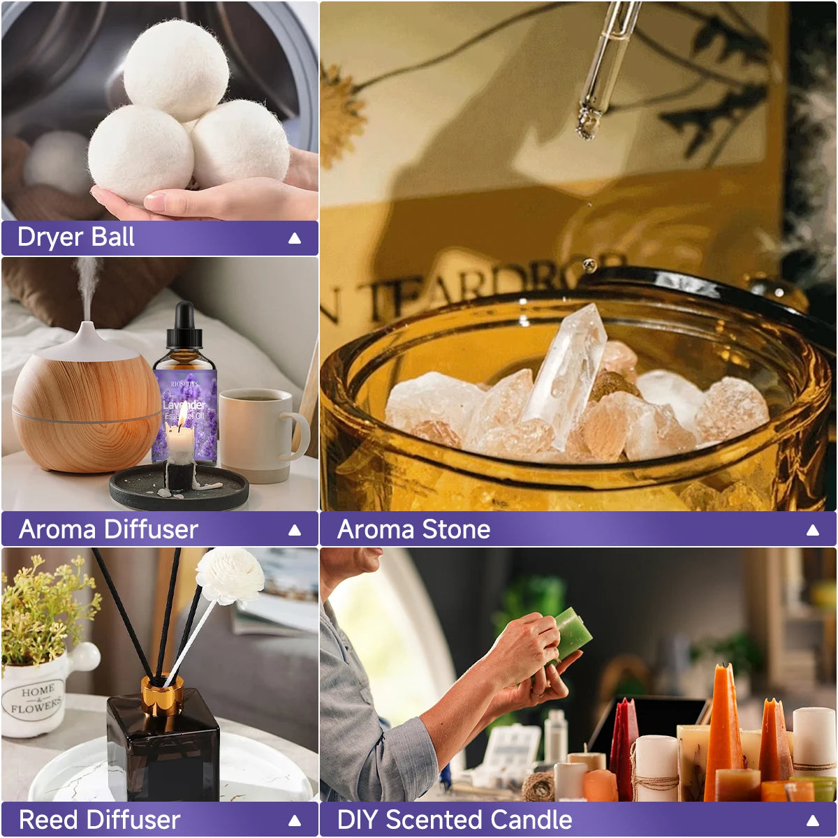 LAVENDER Essential Oil Natural Fragrance Suitable Body Massage Zpaxo