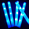 6-Pack RGB LED Foam Glow Sticks – Party Cheer Tubes