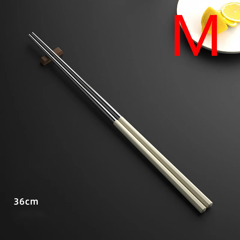 Stainless Steel Chopsticks Long Cook Noodles Deep Fried Pot Chinese Zpaxo 36cm