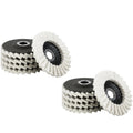 5Pcs 130 MM Polishing Wheel 5inch Wool Flap Disc Set Felt Flap Polishing Wheel Disc Grinder Attachment Buffing Metal Derusting Zpaxo 10PCS