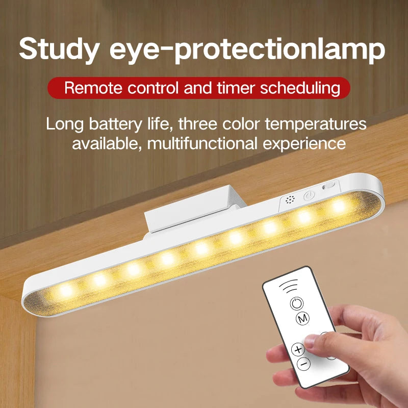 LED Study Desk Lamp Eye Protection Student Bedside Bedroom Vanity