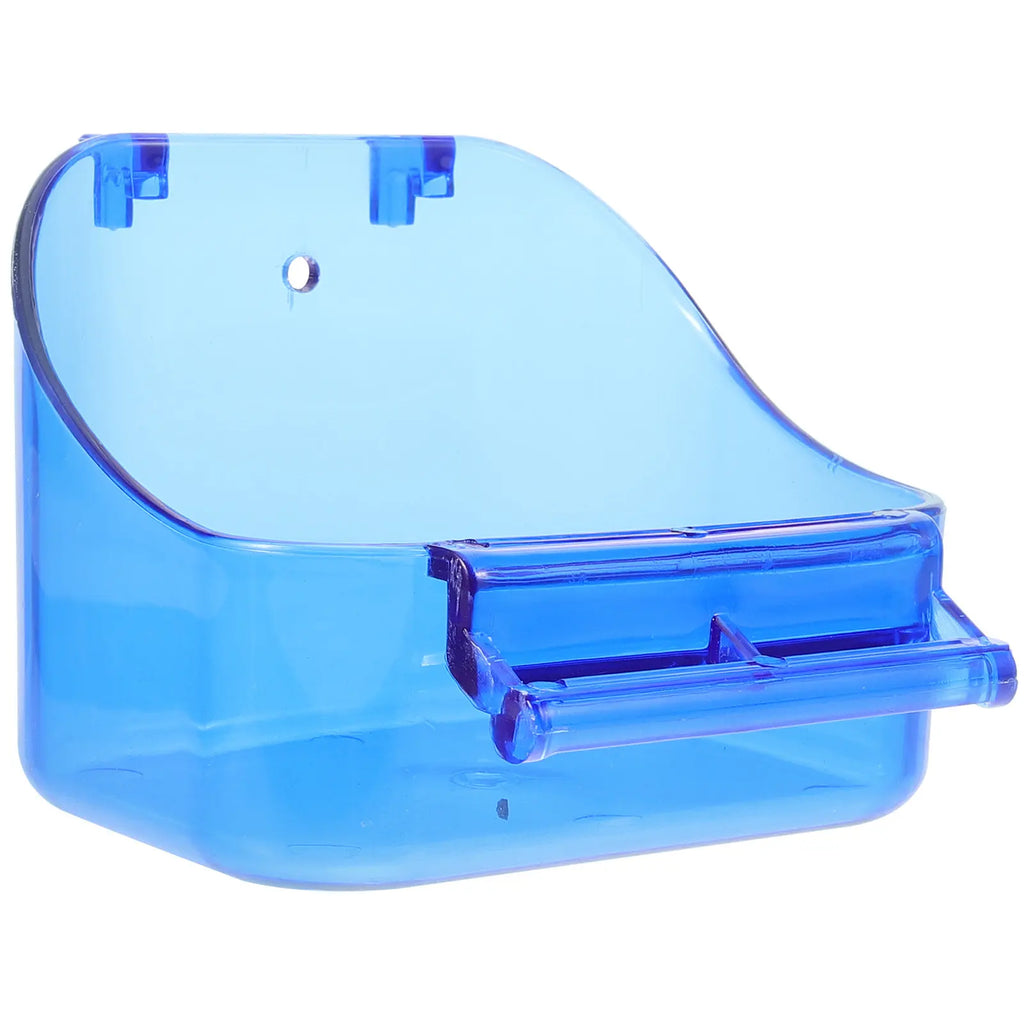 Compact Bird Bath Cage Reusable Leakproof Parrot Shower Box Smooth