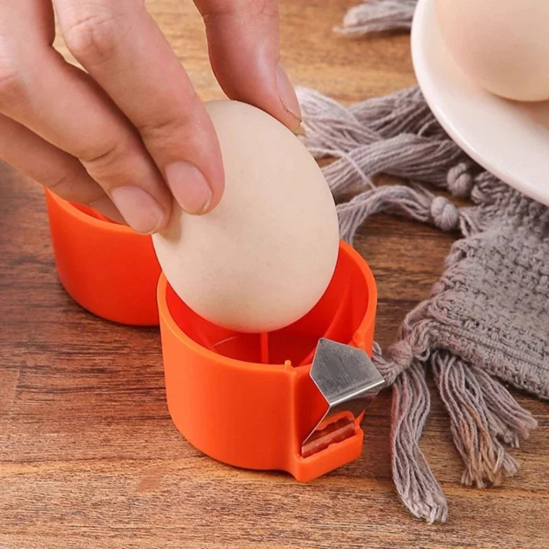 Eggshell Separator Handheld Eggshell Opener Household Egg Cutting Tool Portable Egg Cracking Tool For Home Kitchen Baking Zpaxo