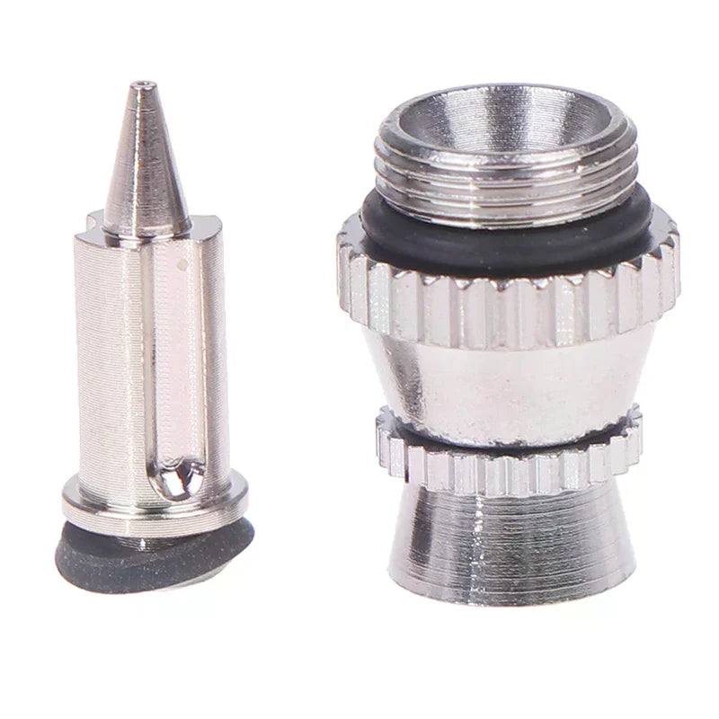 Uncharged Spray Gun Accessories Set Metal Spray Gun Nozzle Replacement Kit With 0.3mm Tip And Covers Zpaxo