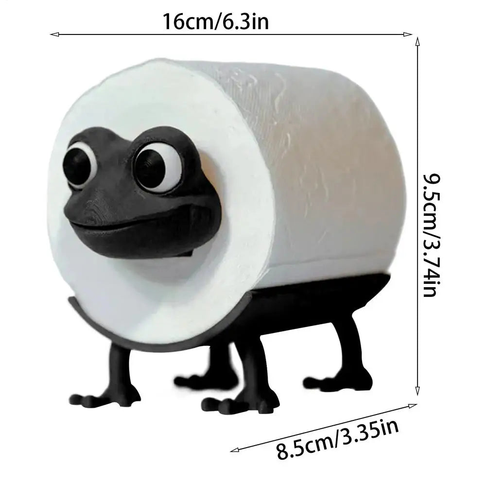 Cute Dog Shape Toilet Tissue Rack Standing Storage Roll Paper Holder
