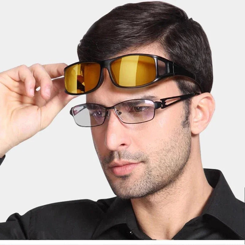 Night Vision Sunglasses Car Driving Glasses Driver Goggles Unisex Sun