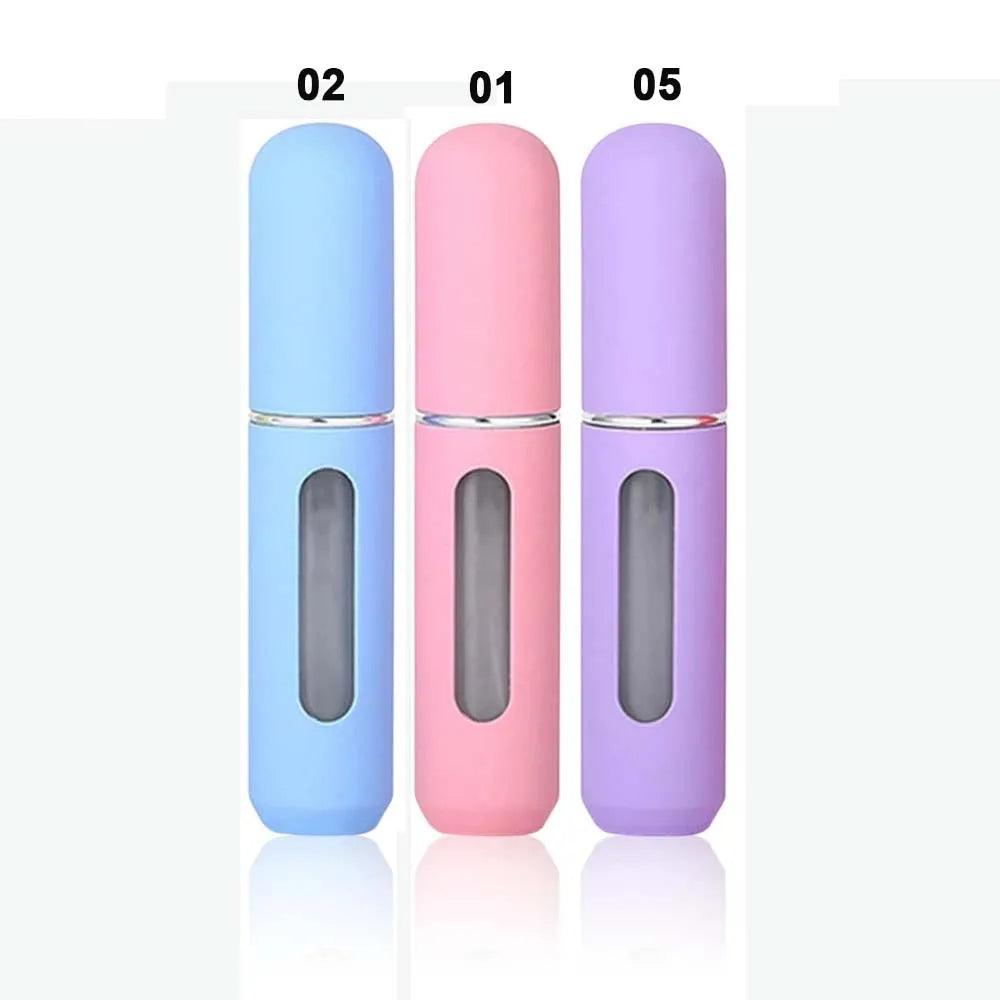 5ml Mini Refillable Perfume Spray Bottles | Candy Color Travel Set Refillable Perfume Atomizer Zpaxo 106-1-2-5