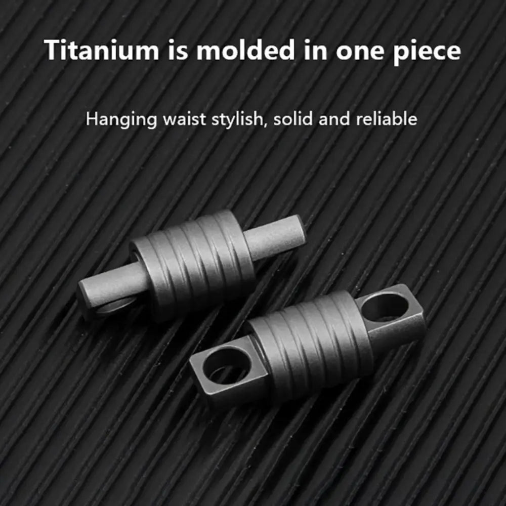 Portable 360° Rotatable Titanium Keychain Accessories Swivel Mini Spinner Buckle Holder Silver Connect Accessories Tool Zpaxo