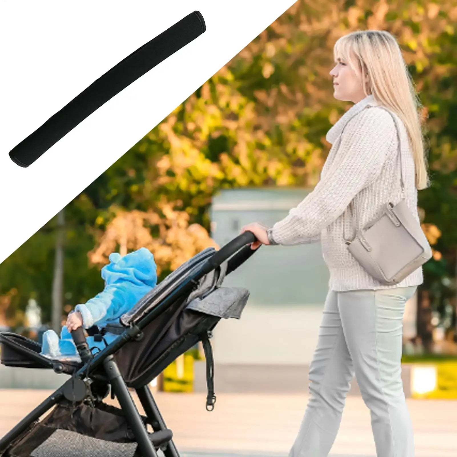 Stroller Handle Cover Universal Warm Dustproof Adjustable Pads Carry