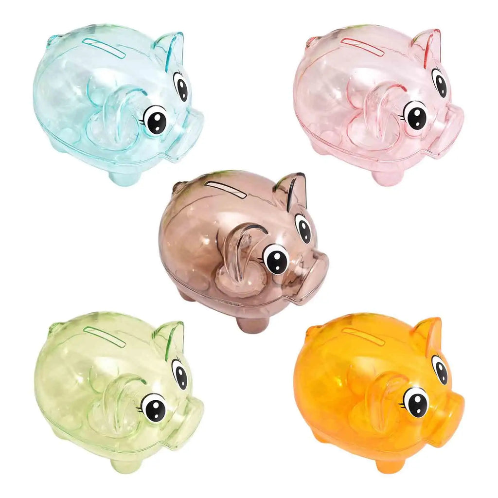 Piggy Bank Decorative Tabletop Ornament Storage Can Festival Gift Money Saving Pot Animal Money Bank Pig Statue for Kids Zpaxo