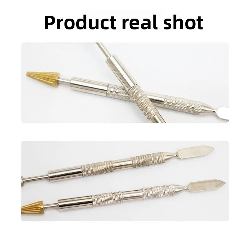 DIY Handmade Double Headed Oil Pen Multi Functional Leather Edge Dual Zpaxo