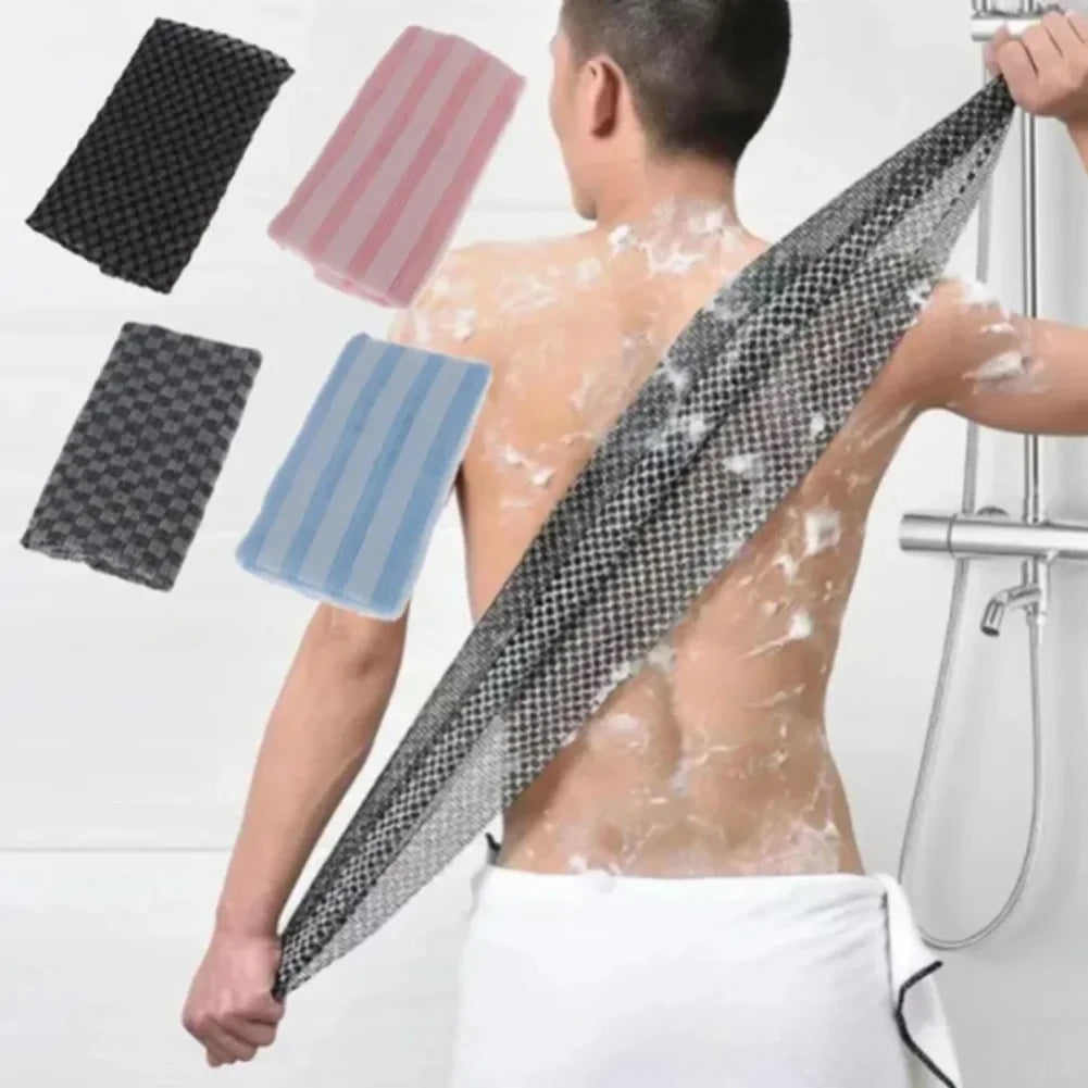 Japanese Rubbing Washcloth Bath Nylon Towel Brush for Back Towels Exfoliating Scrub Shower Sponge Body Bathroom Accessories Zpaxo