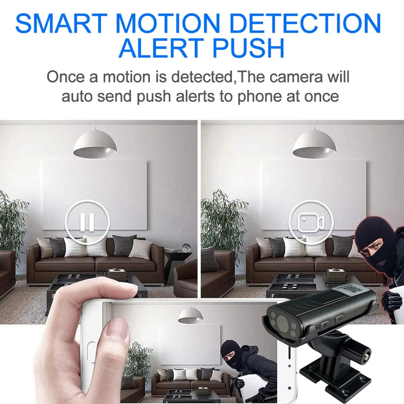 Wireless Security Camera 1080P HD Rechargeable Battery Powered Wifi