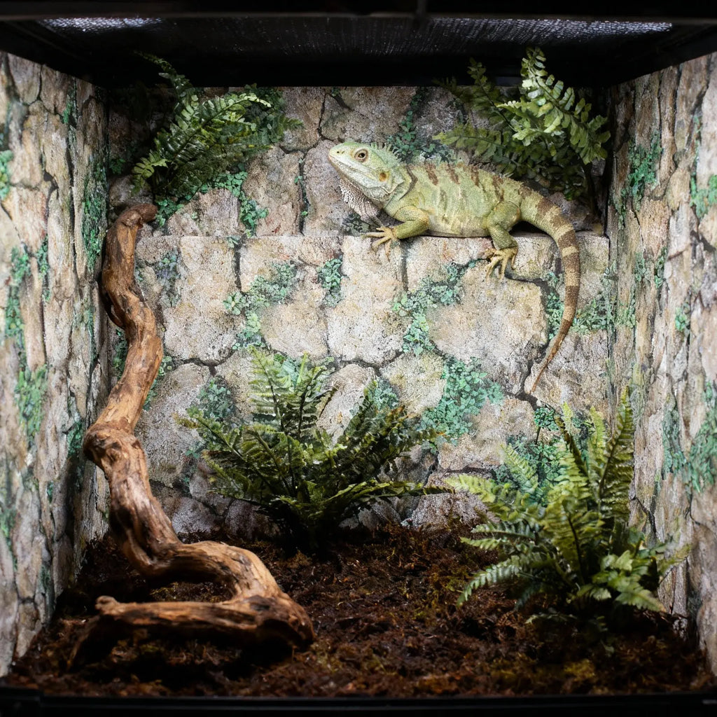 Reptile Tank Rocks Pattern Wallpaper Thickened Self-Adhesive Background Sticker Terrarium Decal Pet Box Wall Decor Reptile Case Zpaxo