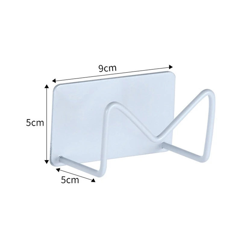 Stainless Steel Hair Dryer Holder Wall Mounted Curler Straightener