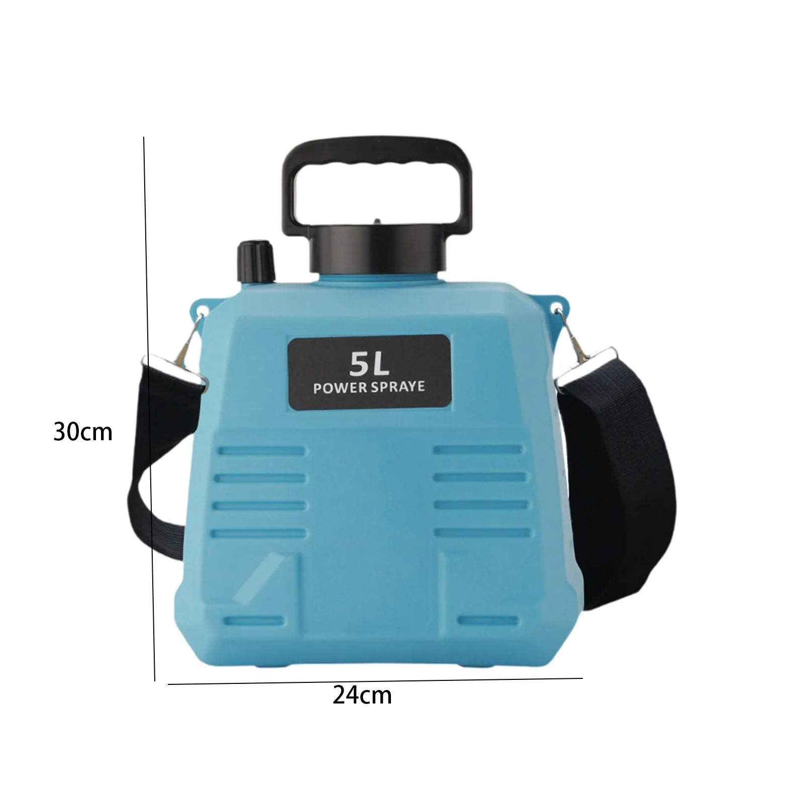 5/8L Shoulder Electric Pesticide Sprayer Pot with 3 Nozzle Garden Sprayer for Garden Watering Handheld Pesticide Sprayer 120Mins Zpaxo 5L Blue Water Can