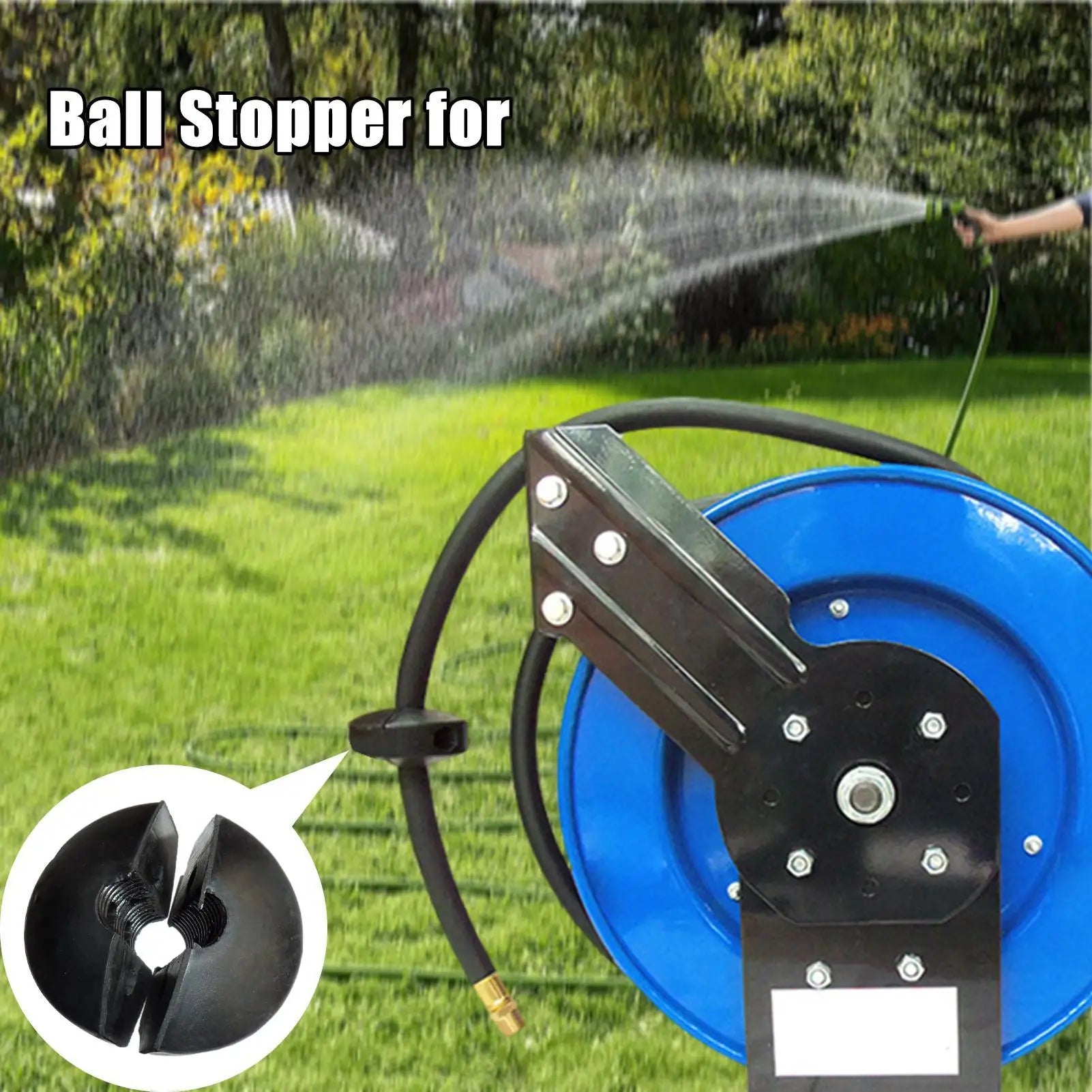 Ball Stop Spring Driven Hose Air Reel Stopper Compressor