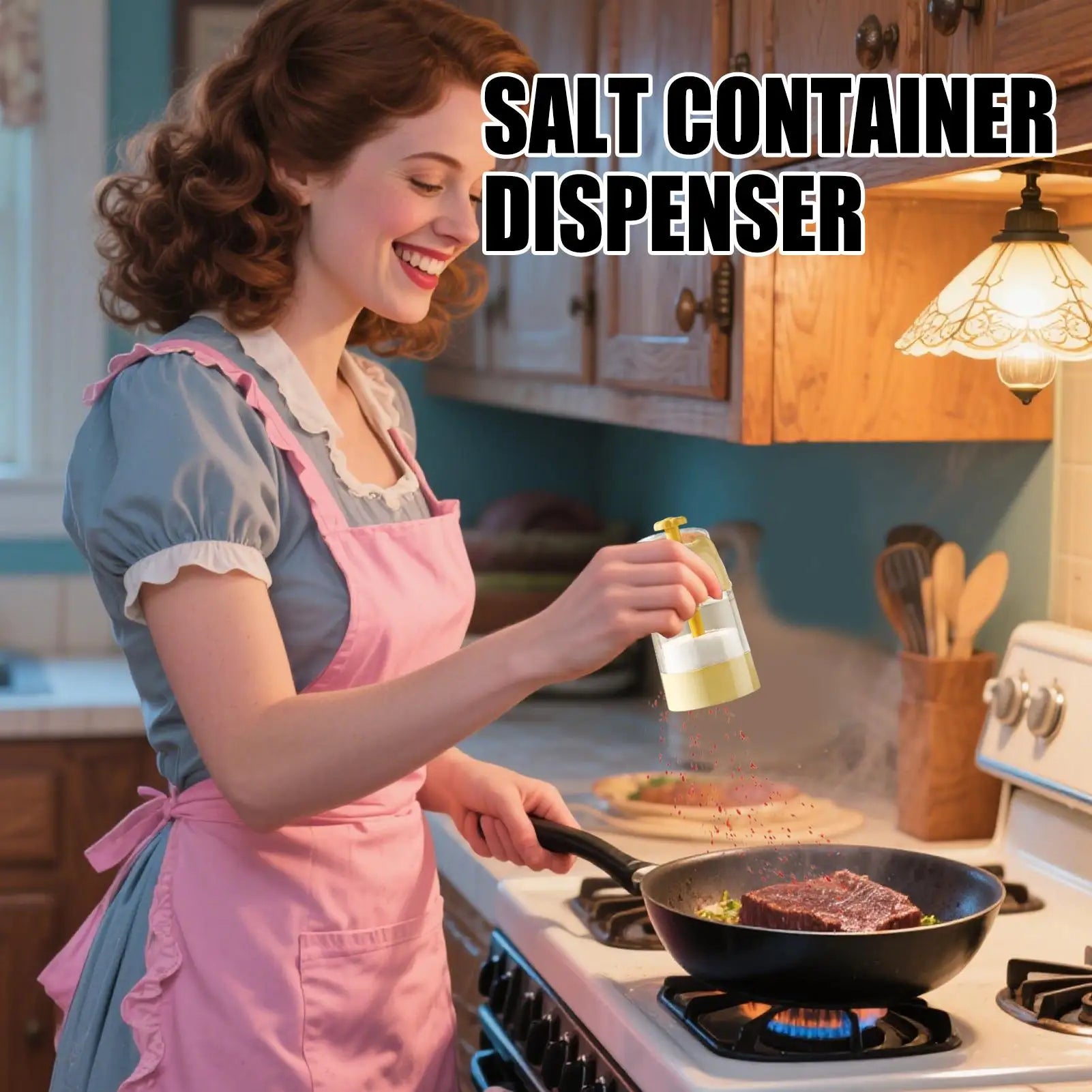 Salt Shaker Precise Quantitative Seasoning Bottle Kitchen Condiment