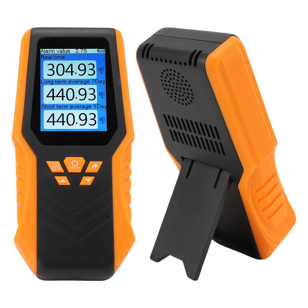 LCD Display Digital Radon Detector Handheld Radon Test Kit Accuracy Real Time Long Short Term Average for Home School Zpaxo Default Title
