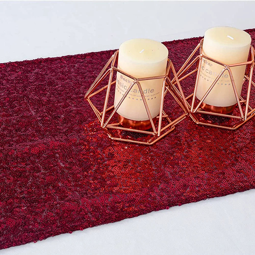 Sequin Table Runner Glitter Table Runner 30*180cm for Wedding Party Birthday Bnaquet Hotel Home Table Decor Zpaxo