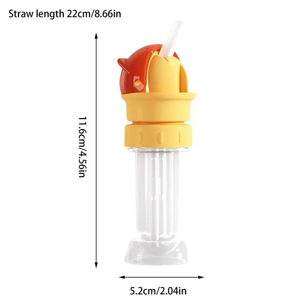 Kids Water Bottle Straw Topper Universal Leakproof Adapter Lid