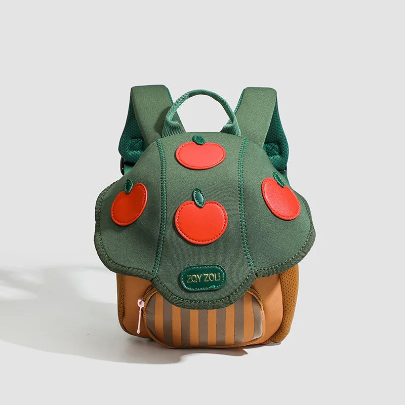 Childrens Personalized Kindergarten School Baby Boy and Girl Travel Backpack Cartoon Light New Travel Bag Cute Fruit Pattern Zpaxo