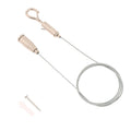 Wire Rope Spring Hook Adjustable Hanging Clothesline Fixed Guardrail Zpaxo A5
