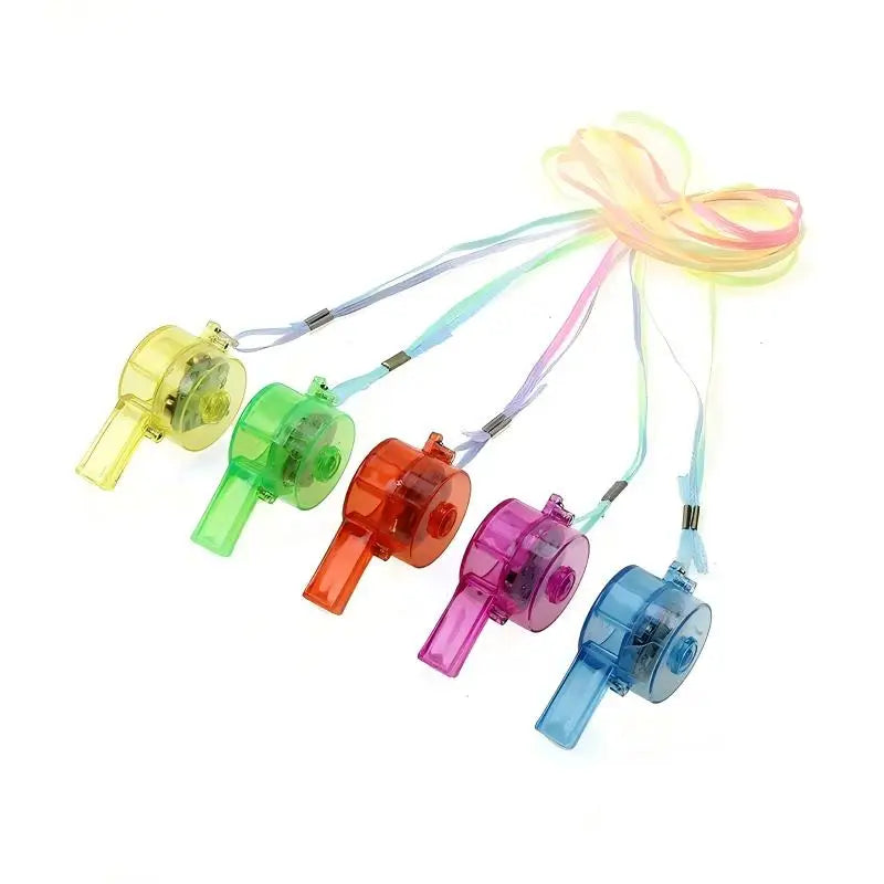 Whistle Kids Luminous LED Light Up Lanyard Necklace Birthday Wedding