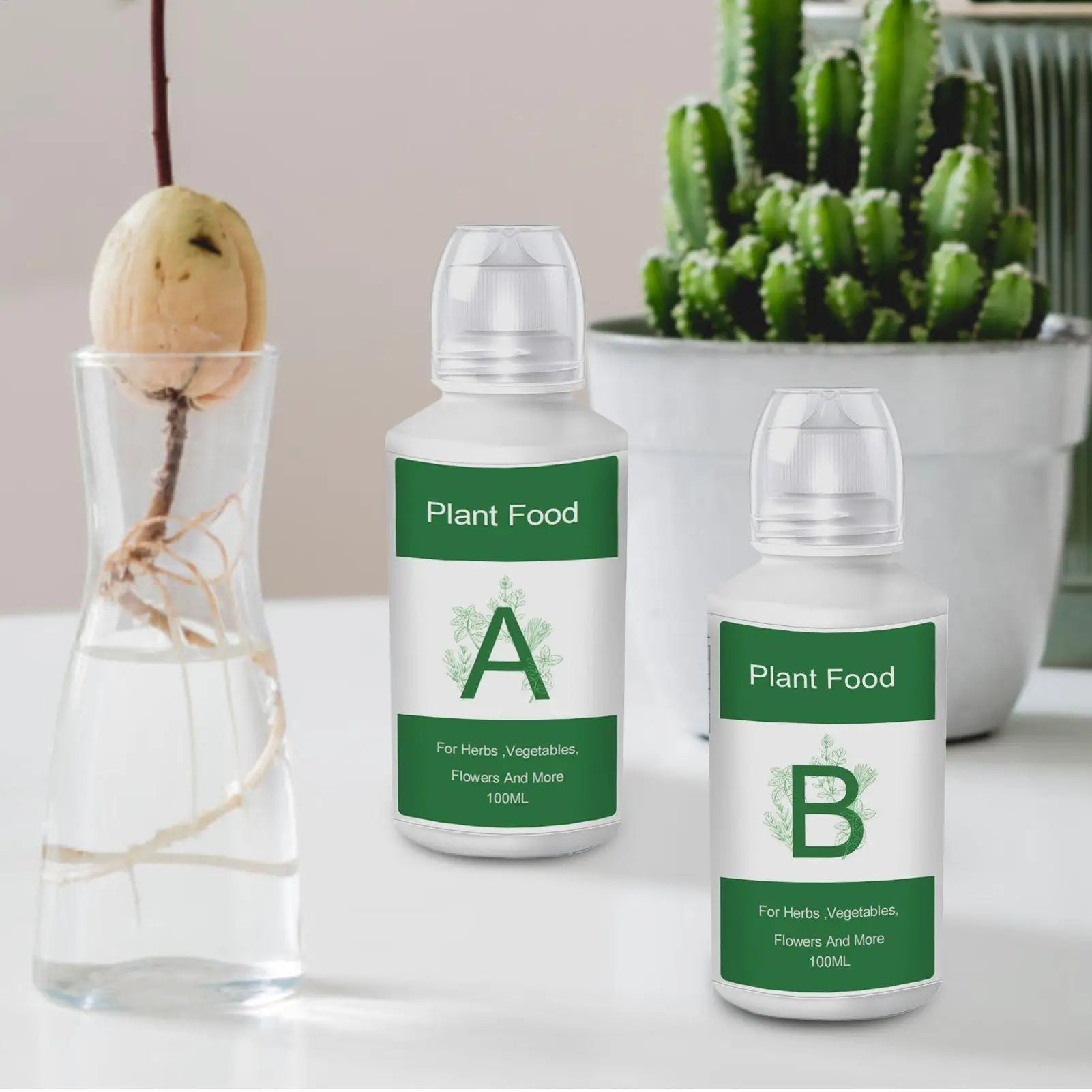 Hydroponic Nutrients Liquid Plant Food Fertilizer Indoor Growing