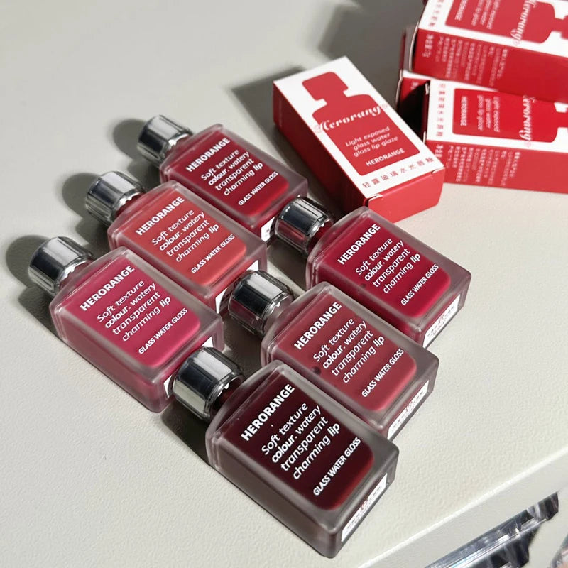 Water Light Mirror Lip Glaze Long-lasting Moisturizing Shiny Gloss Zpaxo