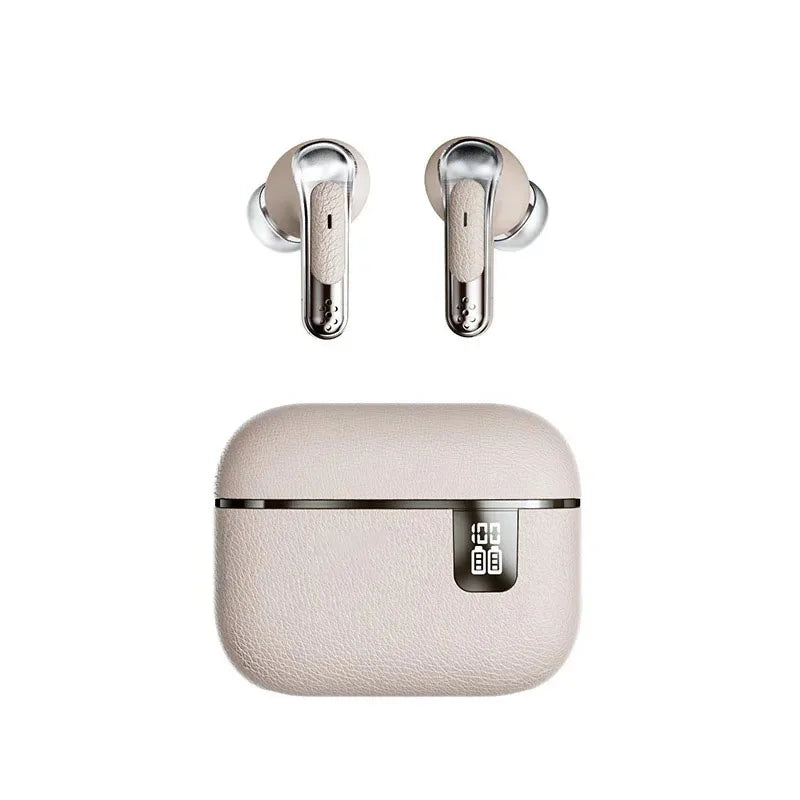 E20 ENC Wireless Earbuds Inear Bluetooth5 3 Stereo Sports Earphones Zpaxo Beige