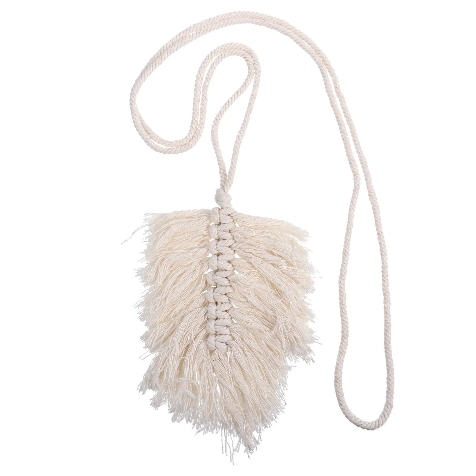 Cotton Curtain Tieback Hand-woven Rope Tie Holdback Valances