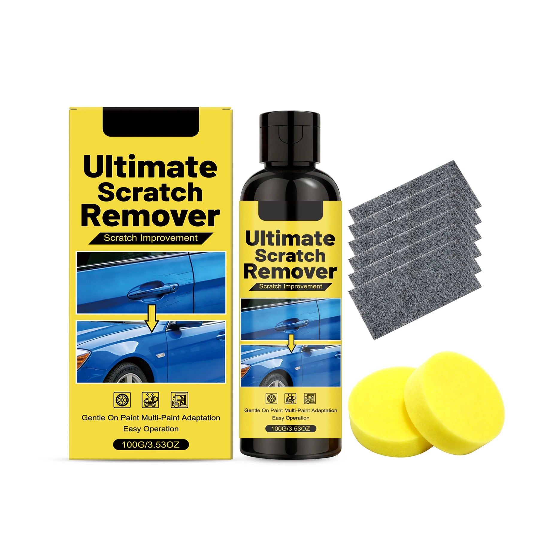 Car Scratch Remover Kit – Polish Swirls & Water Spots | Zpaxo Car Scratch Repair Kit Zpaxo E 100g boxed