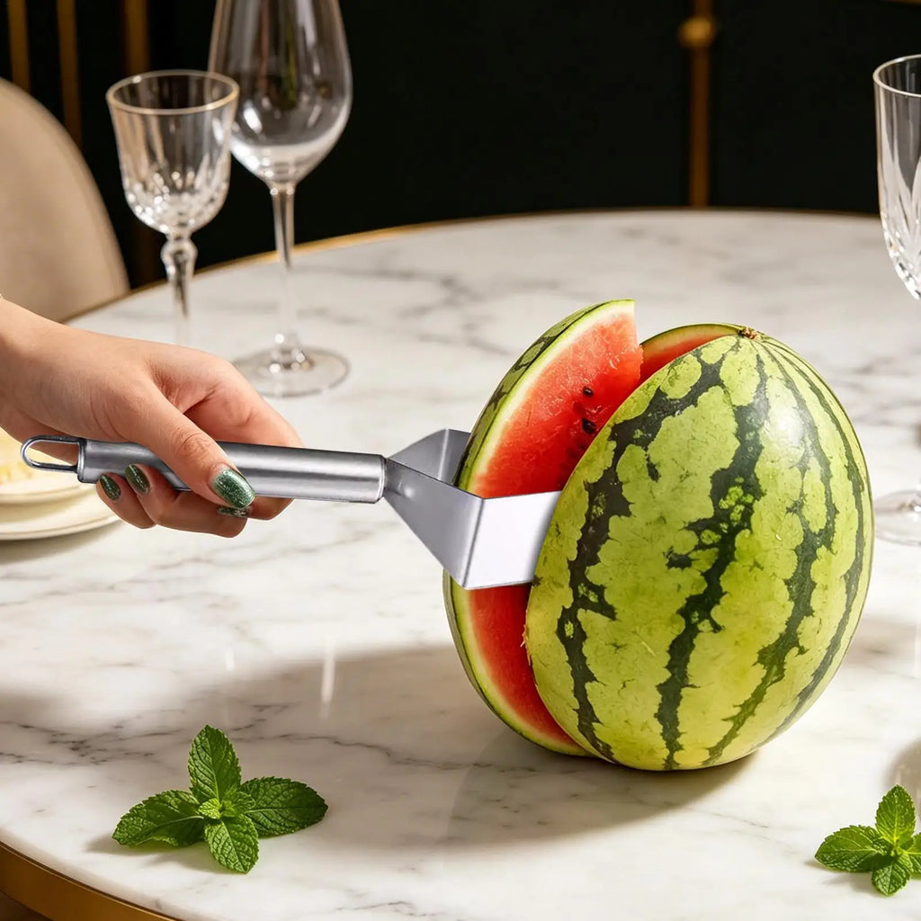 Watermelon Slicer Triangular Cut Into Stainless Steel Cutter Fruit