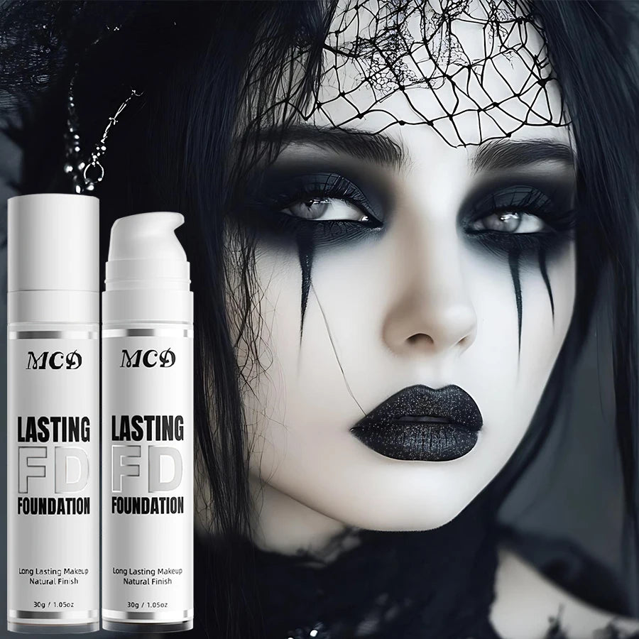 Pure White Liquid Foundation COS Stage Makeup Long-lasting Concealer