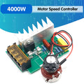 4000W 0-220V AC SCR Electric Voltage Regulator Motor Speed Controller Dimmers Zpaxo One Size
