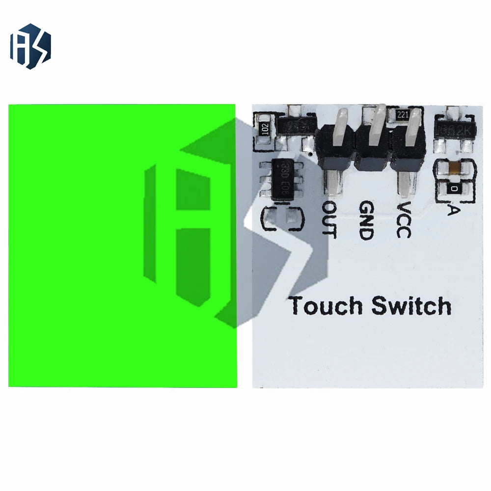 HTTM Capacitive Touch Switch Module, 2.7V-6V High Anti-Interference Touch Sensor with LED Indicator for DIY Electronic Projects Zpaxo