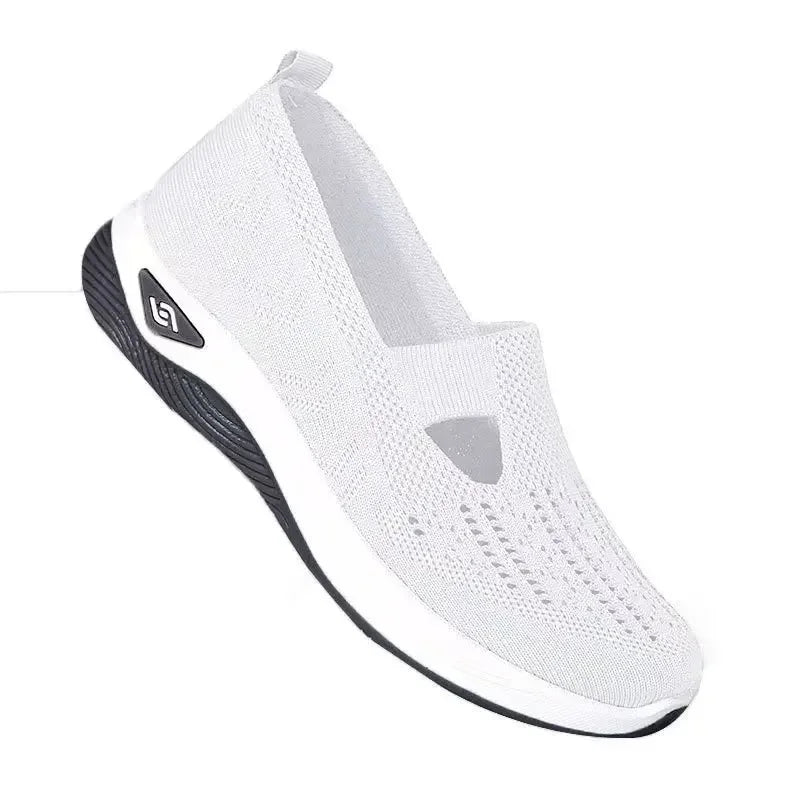 Women's Shoes Spring Middle Aged Elderly Mom Soft Soled Breathable Zpaxo