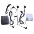 Black Plastic Motorcycle Intercom Host Headphones Helmet Wired Walkie