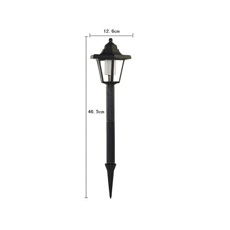 Solar LED Lights Outdoor Garden Landscape Lawn Lamp Walkway Driveway Zpaxo Small-Lawn Lamp White Light China Mainland
