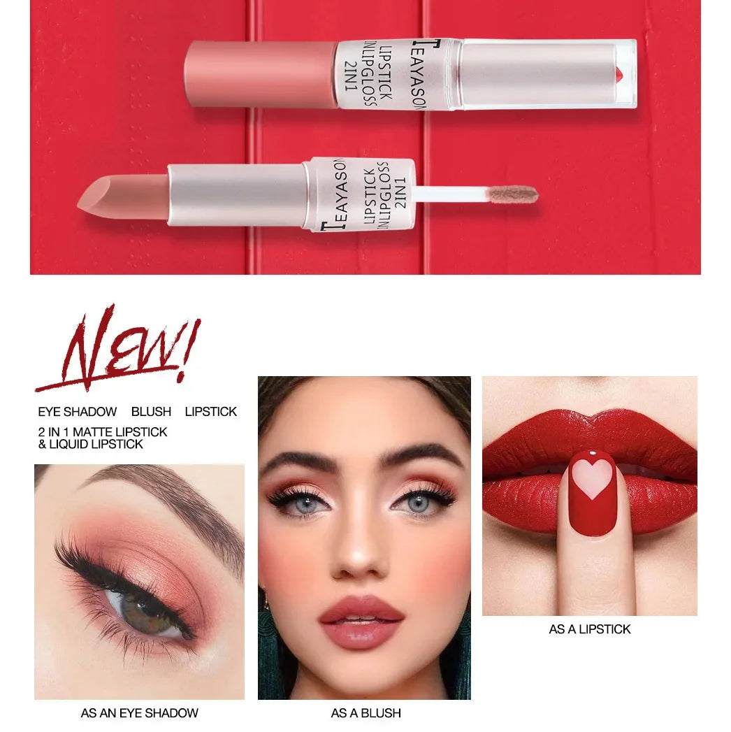 Punk Lipstick Sexy Lip Gloss 1 Tint Waterproof Long Lasting Moisture