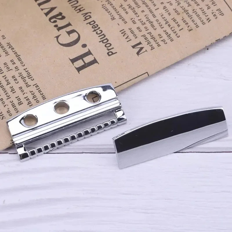 YAQI Single Edge Chrome Safety Razor Head – Men's Travel Safety Razor Head Zpaxo