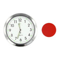 1Pcs Mini Universal Car Clock Luminous Auto Ornament Internal Stick-On Waterproof Mini Watch Car Quartz Clock Car Accessories Zpaxo C