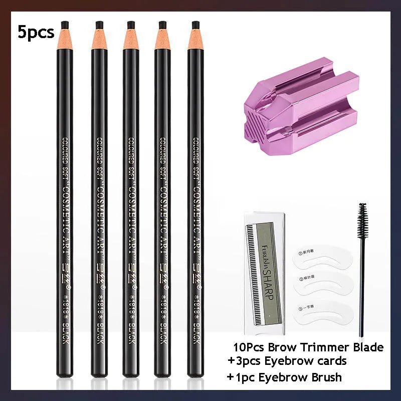Eyebrow Pencil Microblading Supplies Waterproof Tattoo Tint Enhancers