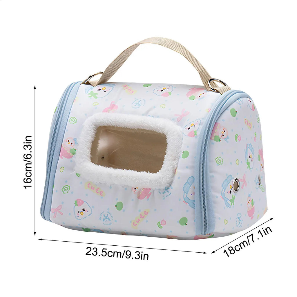 Bird Carriers Portable Parrot Transport Box with Window Bird Bag Carrier for Parakeet Hiking Camping Conure Cockatiel Canary Zpaxo