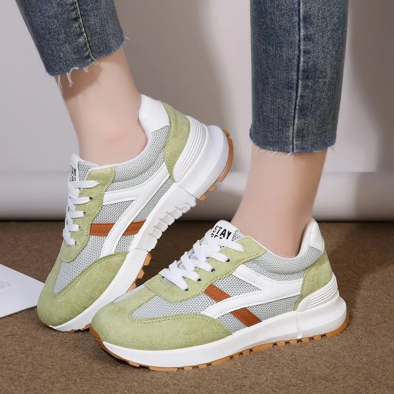 2026 Women's Spring Autumn Mesh Fabric Breathable Comfortable Zpaxo
