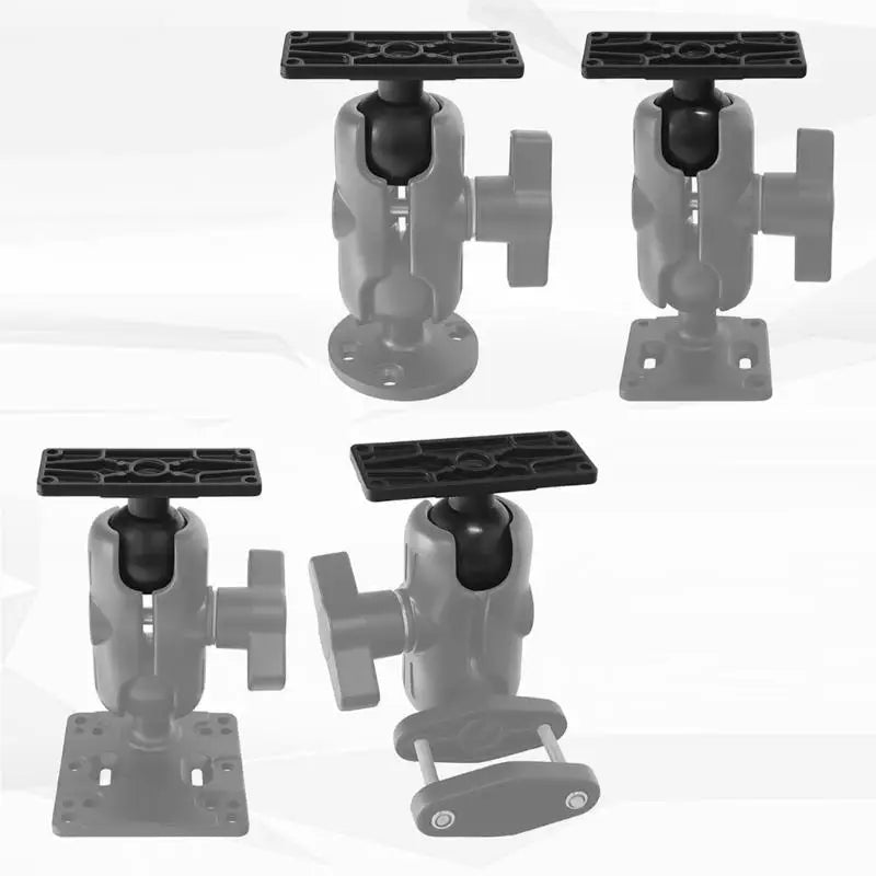 652F Black Aluminum Alloys Fish Finders Bracket Ball Head Waterproof Zpaxo